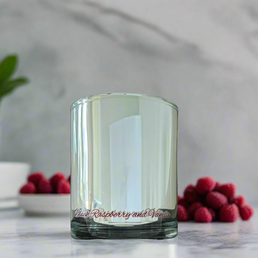 Black Raspberry & Vanilla - 285g Large Metallic Silver Candle