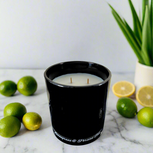 Lemongrass and Persian Lime Candle with No Lid