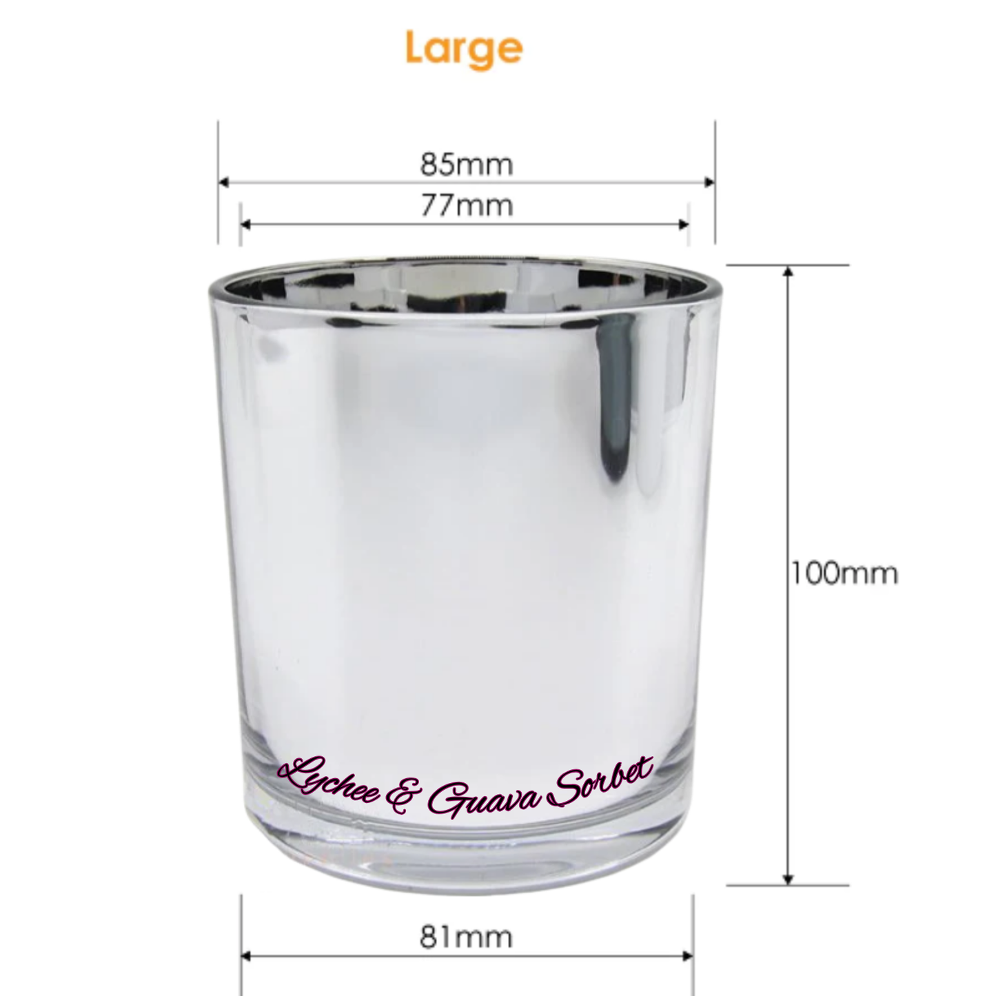 Lychee Guava Sorbet Silver Large Size