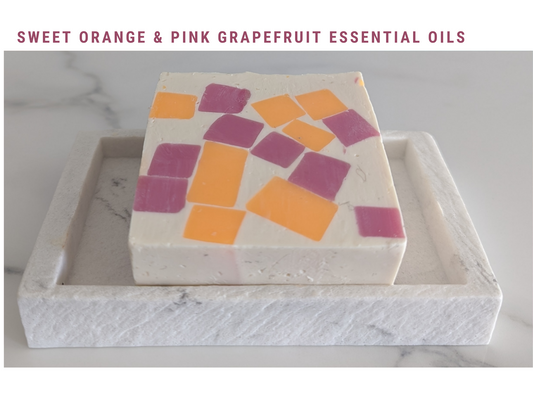 Orange & Pink Grapefruit Essential Oils - Shea Butter