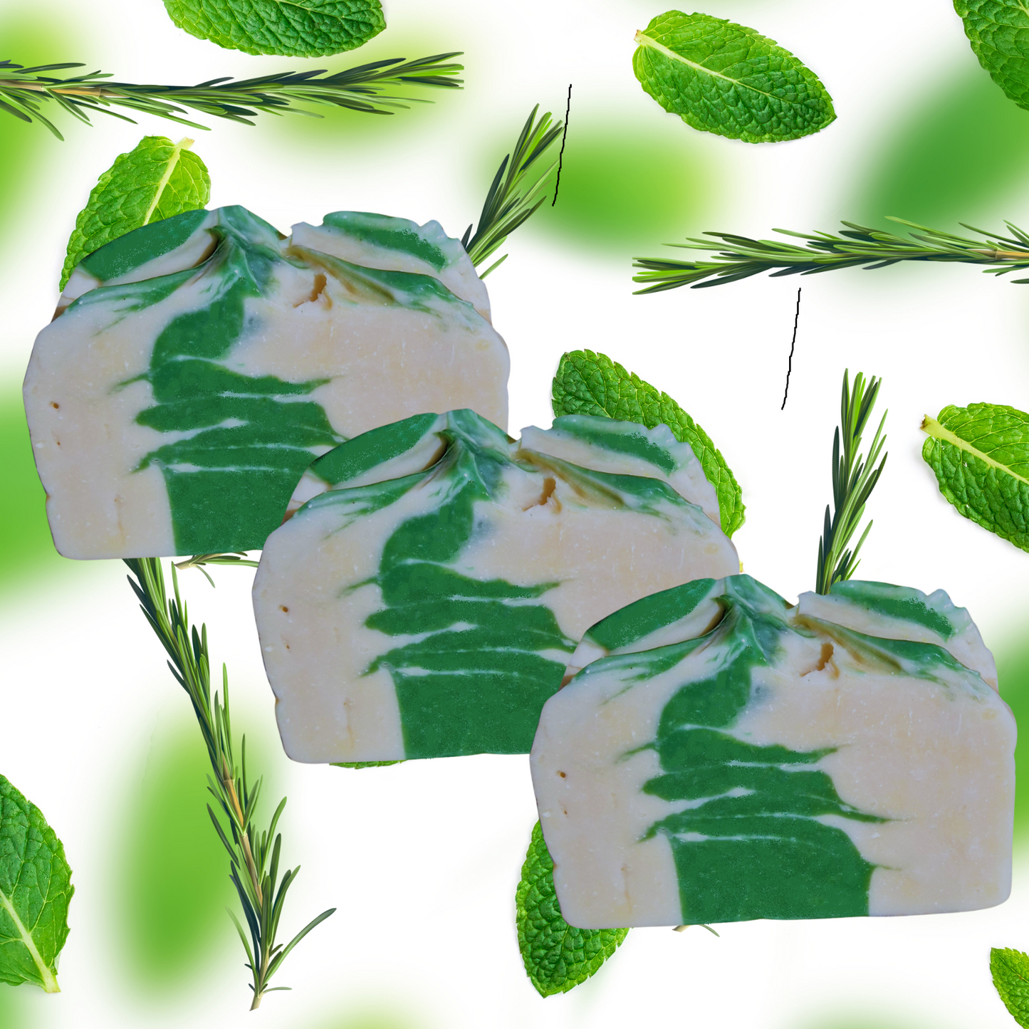 Rosemary and Peppermint Soap Bars