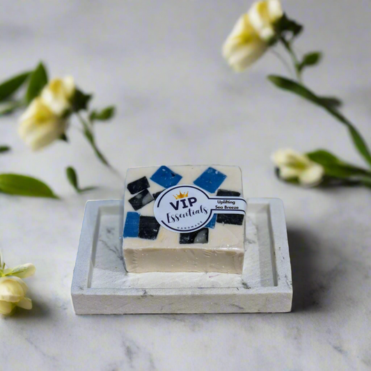 Uplifting Sea Breeze - Cocoa and Shea Butter Soap Bar