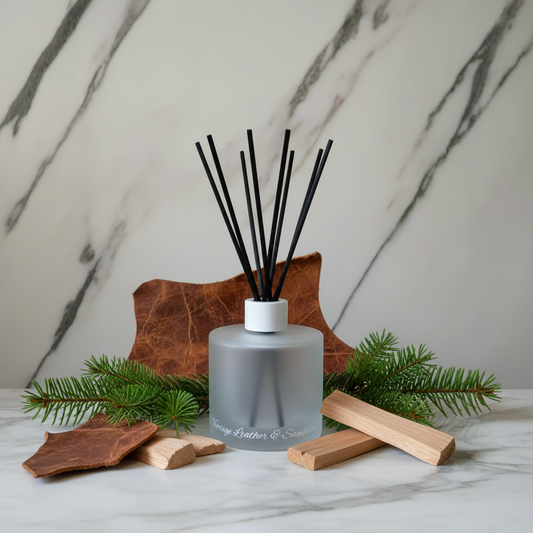 Vintage Leather Sandalwood Diffuser