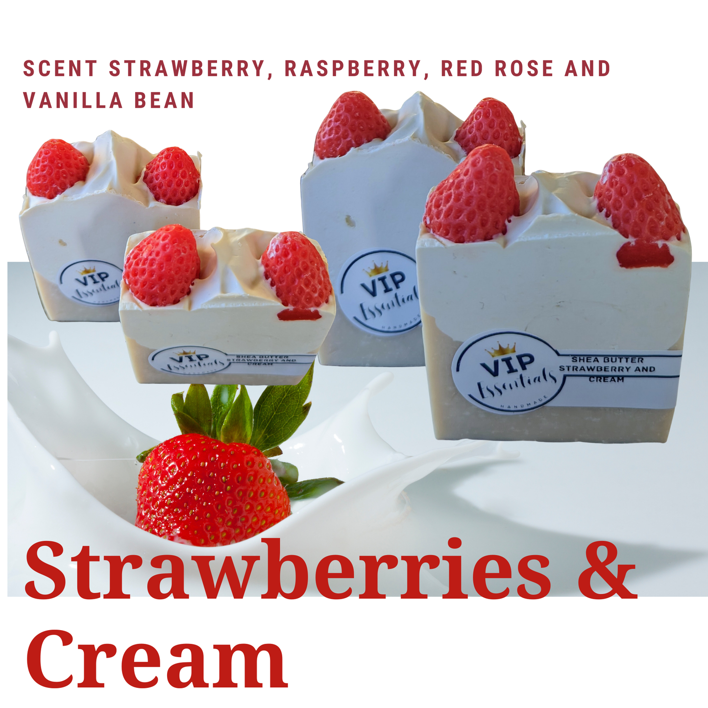 Strawberries & Cream -Shea and Cocoa Butter
