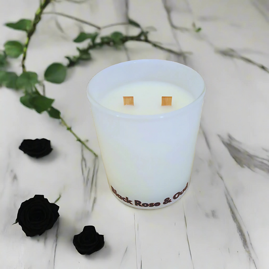 Black Rose and Oud - White Large