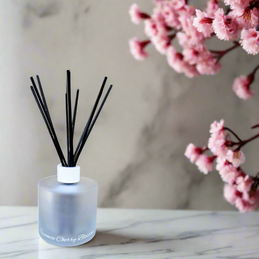 Cherry Blossom Reed Diffuser – 200ml – VIP Essentials Soaps & Candles