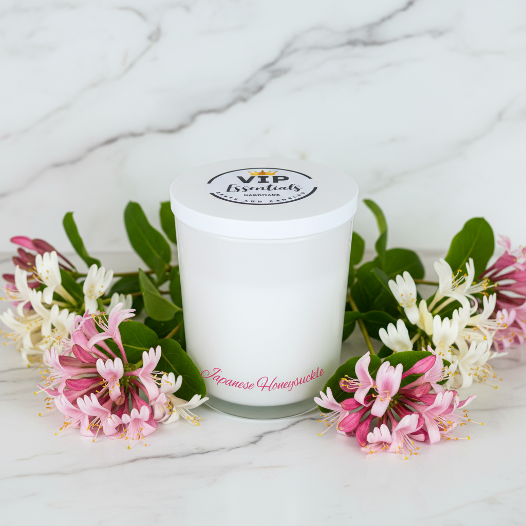 White container with 'VIP Essentials' branding on a blue background