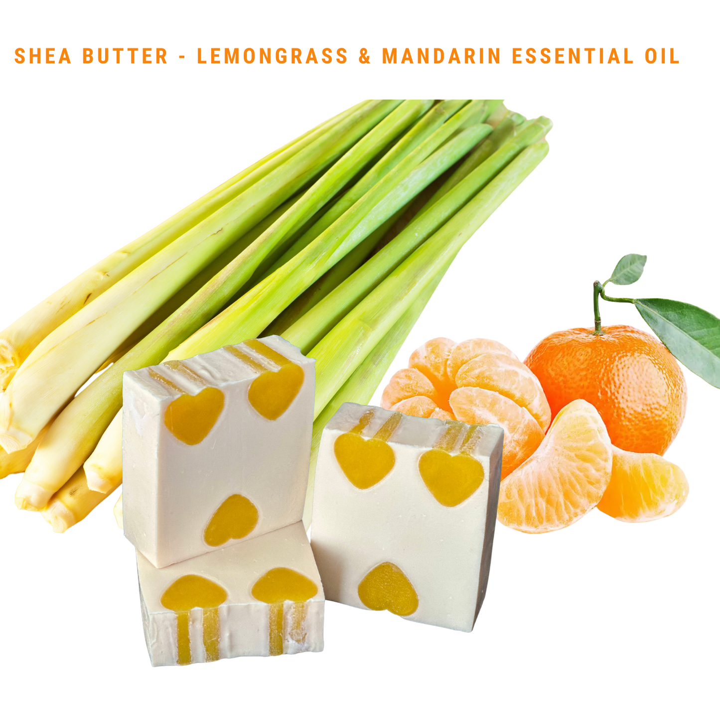 Lemongrass & Mandarin Essential Oils - Shea Butter