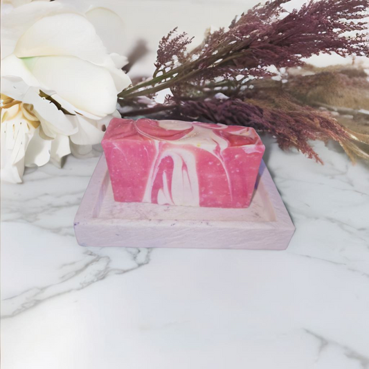 Lychee & Guava Sorbet Handmade Soap Bar - Shea & Cocoa Butter