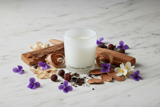 Sandalwood and Musk – Large 285g Soy & Coconut Wax - Cotton Wick