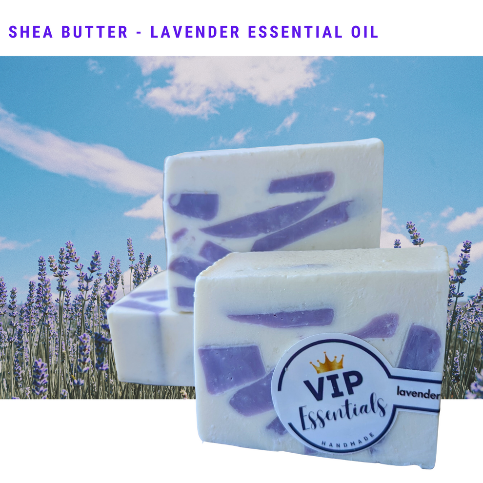 Lavender Essential Oil Shea Butter VIP Essentials Soaps & Candles